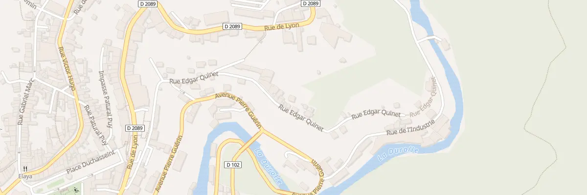 Plan du 57 Rue Edgar Quinet à Thiers