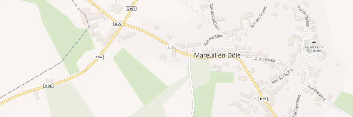 Plan du 158 Rue du Muzon à Mareuil-en-Dôle