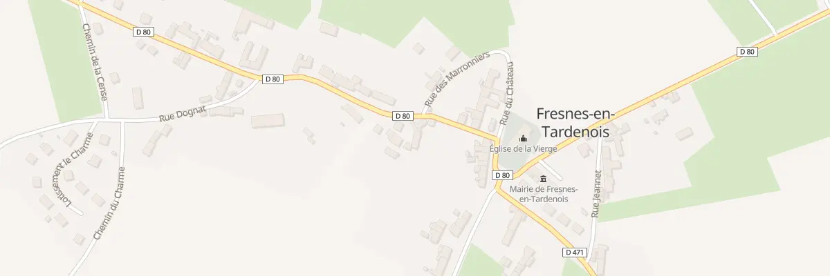 Plan du 3 Rue des Pâtis à Fresnes-en-Tardenois