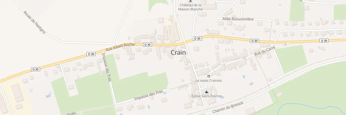 Plan du 5 Rue Albert Rocher à Crain