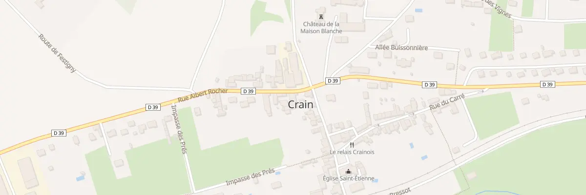 Plan du 9 Rue Albert Rocher à Crain