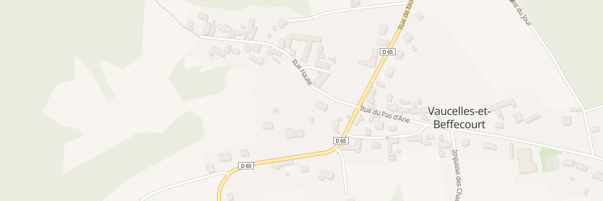Plan du 1B Rue Haute à Vaucelles-et-Beffecourt