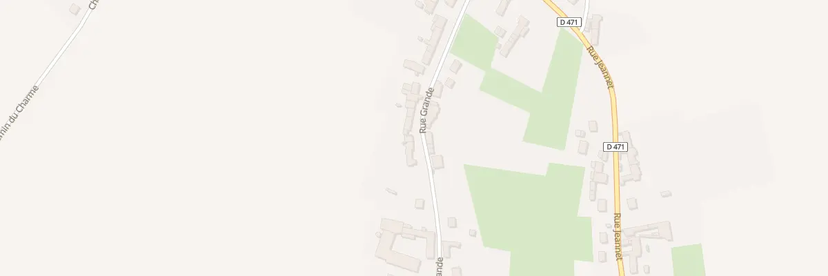 Plan du 36 Rue Grande à Fresnes-en-Tardenois