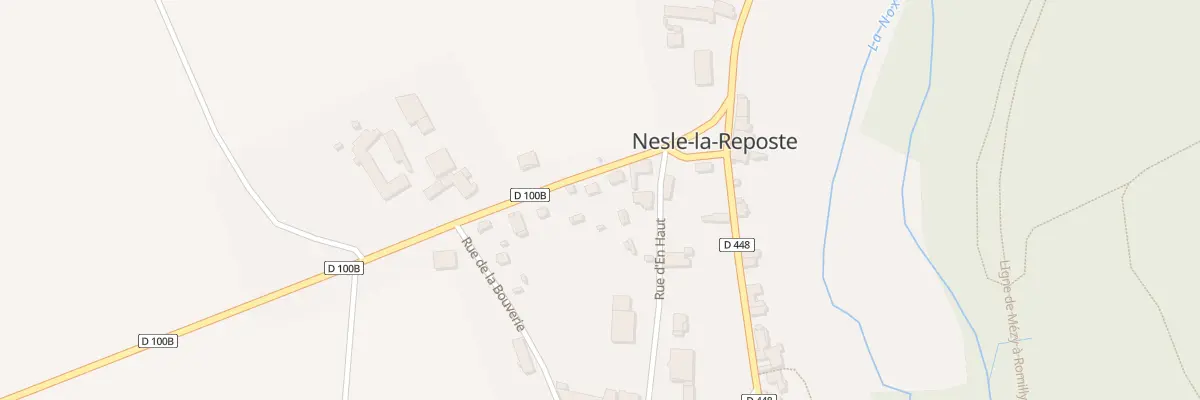 Plan du 4 Rue de Fontaine à Nesle-la-Reposte