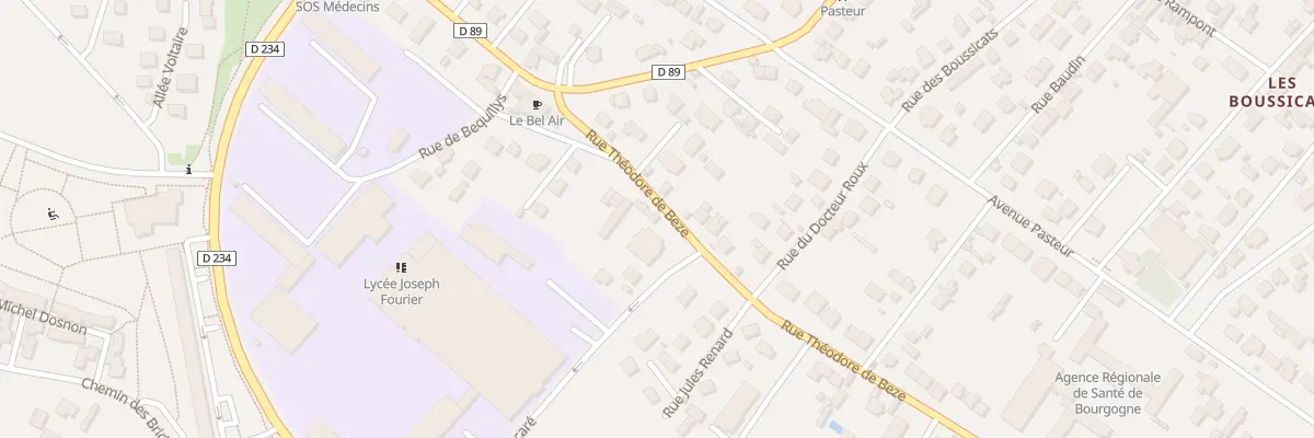 Plan du 57B Rue Théodore de Bèze à Auxerre