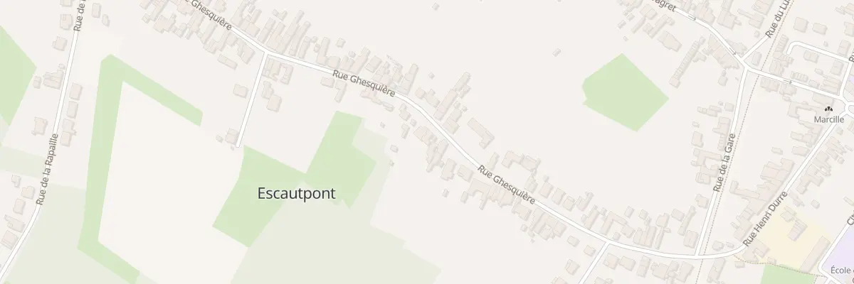 Plan du 54 Rue Ghesquiere à Escautpont