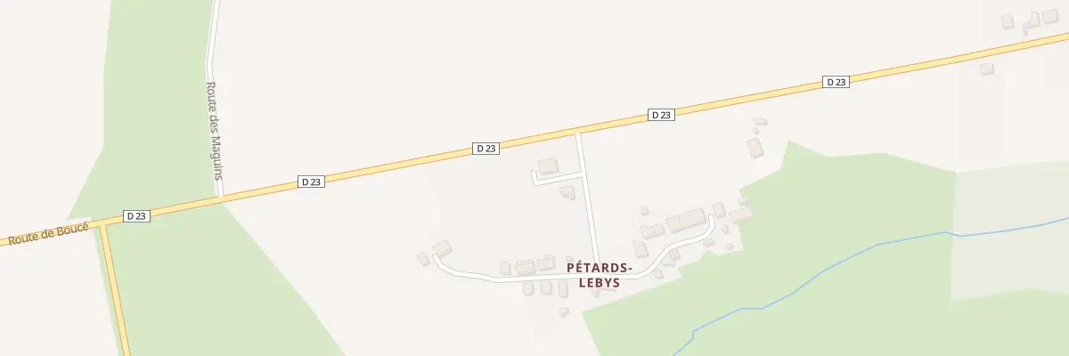 Plan du 5200 Petard à Cindré