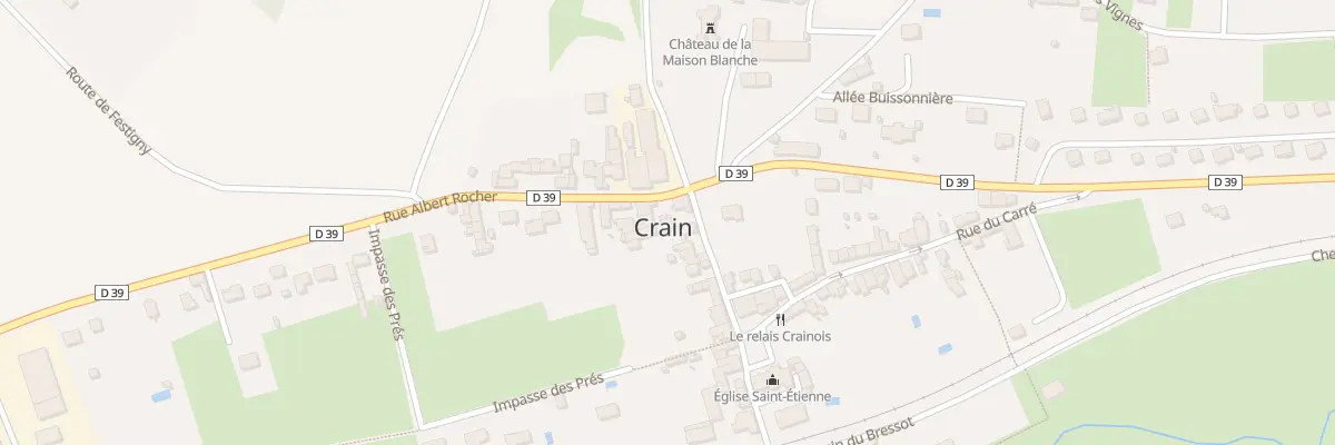 Plan du 3 Rue Albert Rocher à Crain
