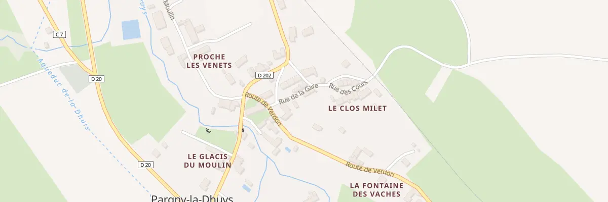 Plan du 3 Rue de la Gare à Pargny-la-Dhuys