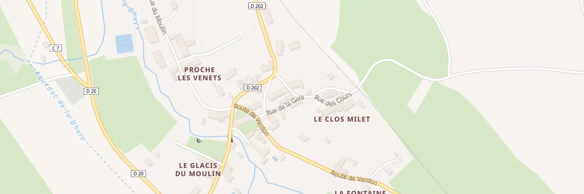 Plan du 5016 Rue de la Gare à Pargny-la-Dhuys