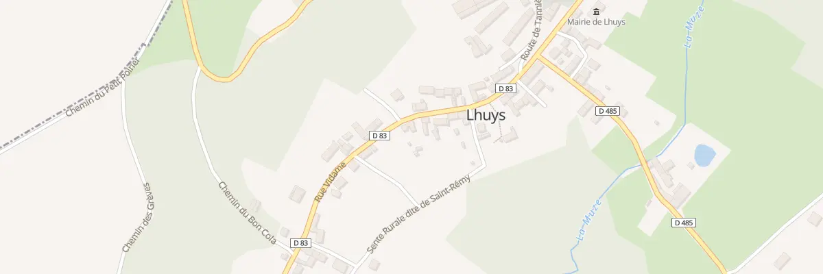 Plan du 29 Rue Vidame à Lhuys