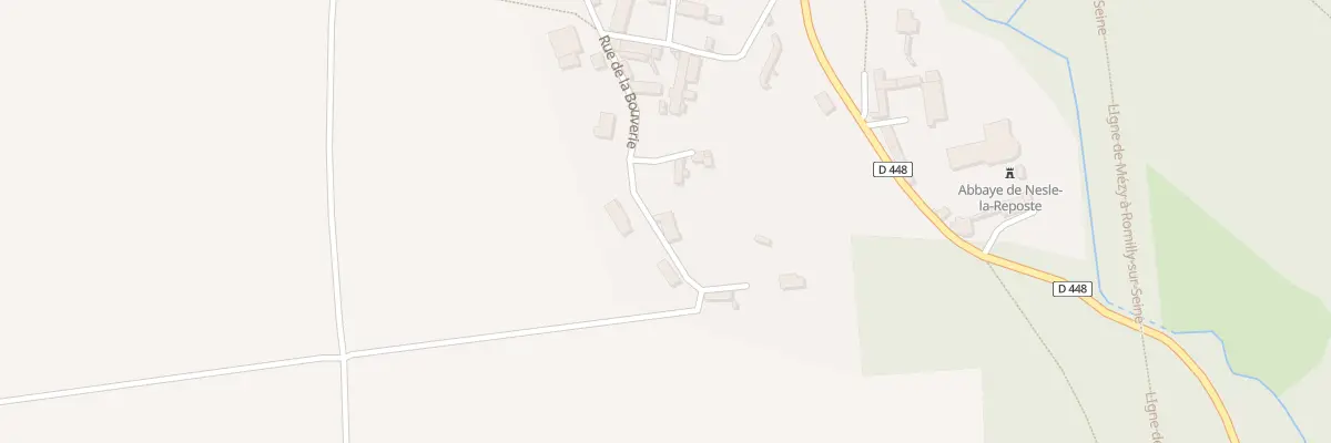 Plan du 12 Rue de la Bouverie à Nesle-la-Reposte