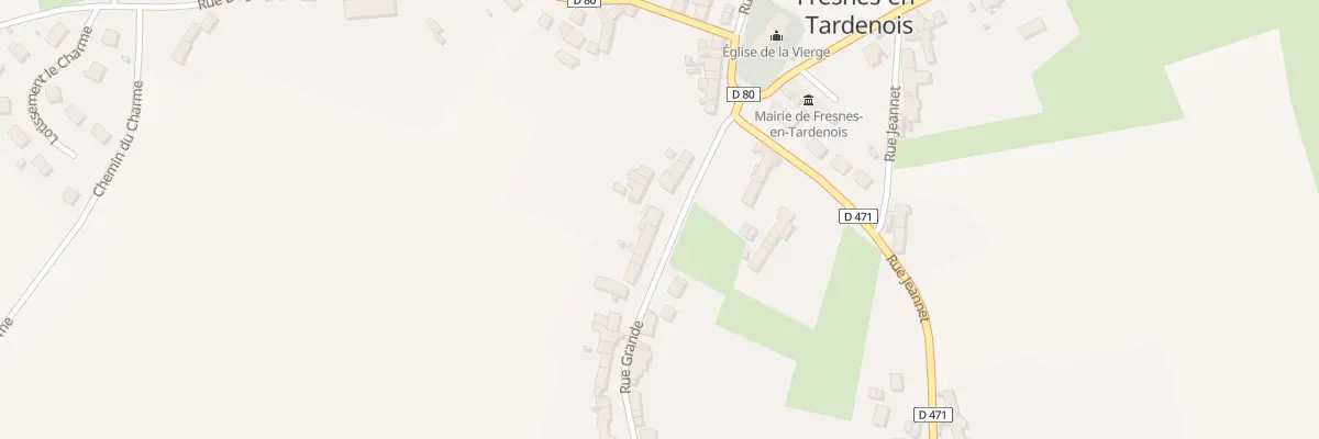 Plan du 20 Rue Grande à Fresnes-en-Tardenois
