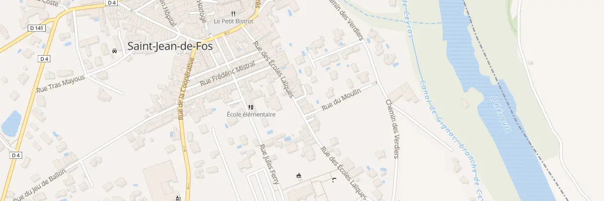 Plan du 39 Rue des Ecoles Laïques à Saint-Jean-de-Fos