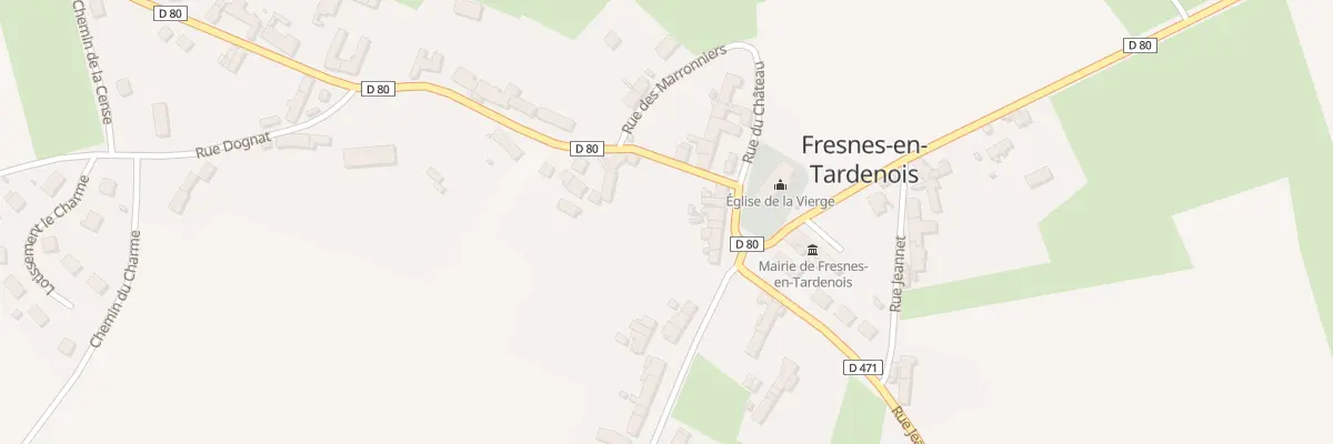 Plan du 6 Rue Grande à Fresnes-en-Tardenois