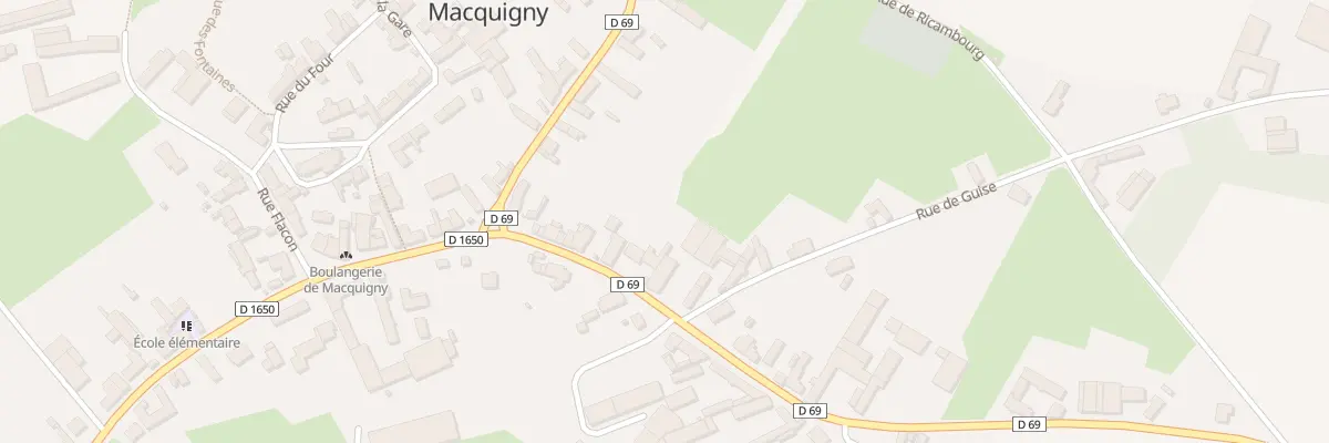 Plan du 27 Rue des Patriotes à Macquigny