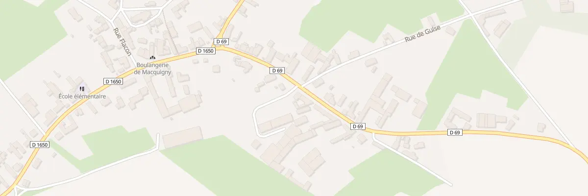 Plan du 16 Rue des Patriotes à Macquigny