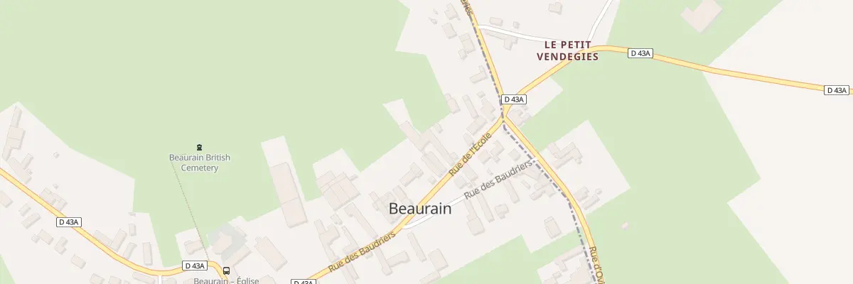 Plan du 7 Rue de l’Ecole à Beaurain