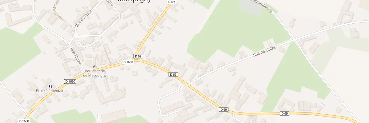 Plan du 25 Rue des Patriotes à Macquigny