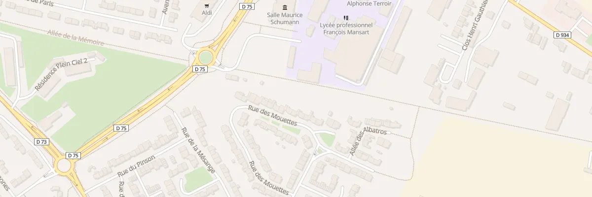 Plan du 50 Rue des Mouettes à Marly
