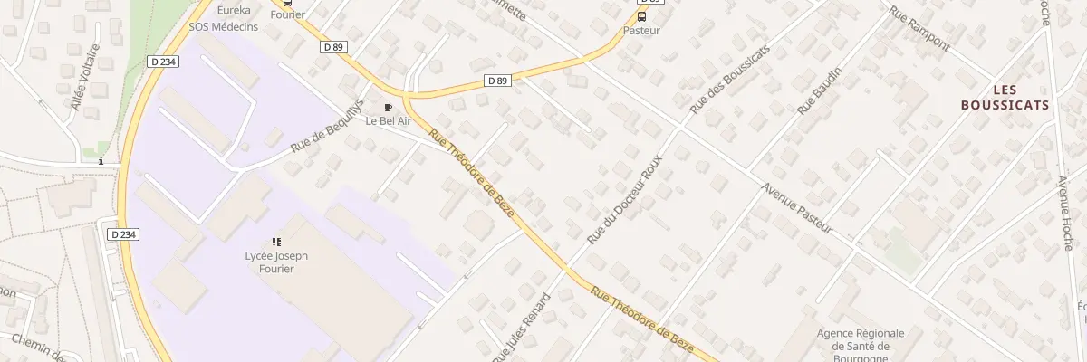 Plan du 62 Rue Théodore de Bèze à Auxerre