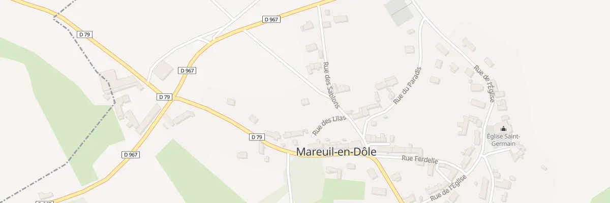 Plan du 37 Rue des Lilas à Mareuil-en-Dôle