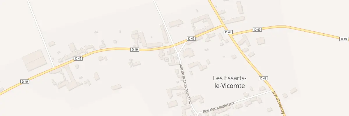 Plan du 4 Rue de la Croix Jean Prat aux Essarts-le-Vicomte