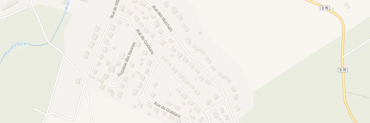 Plan du 22 Rue des Marchais à Courgenay