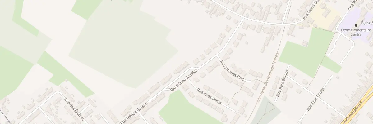 Plan du 34 Rue Irenee Gautier à Escautpont