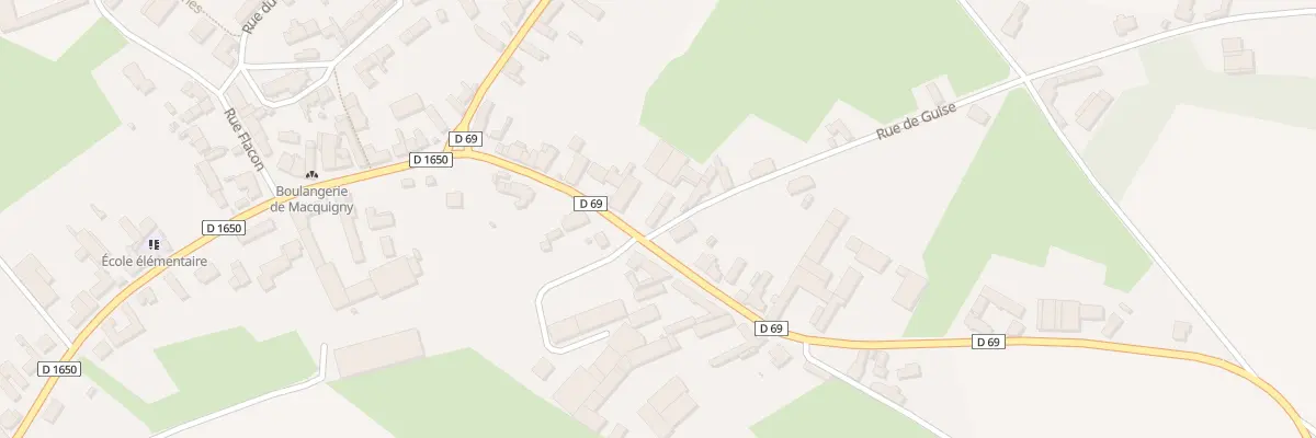 Plan du 1 Rue de Guise à Macquigny