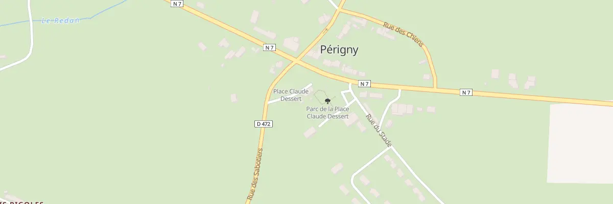 Plan du 1 Rue des Sabotiers à Périgny