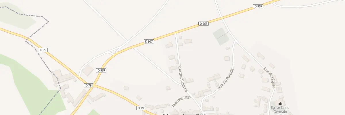 Plan du 131B Rue des Sablons à Mareuil-en-Dôle