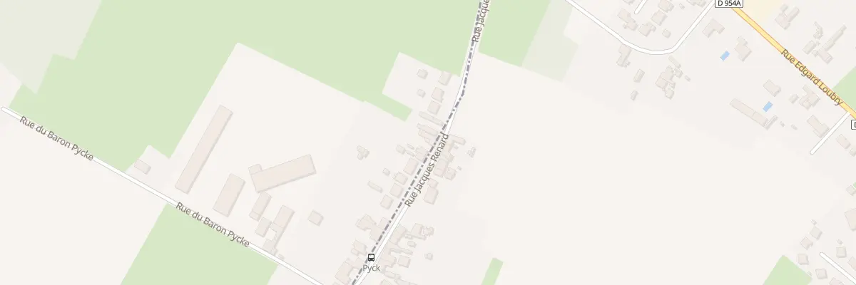 Plan du 809 Rue Jacques Renard à Odomez