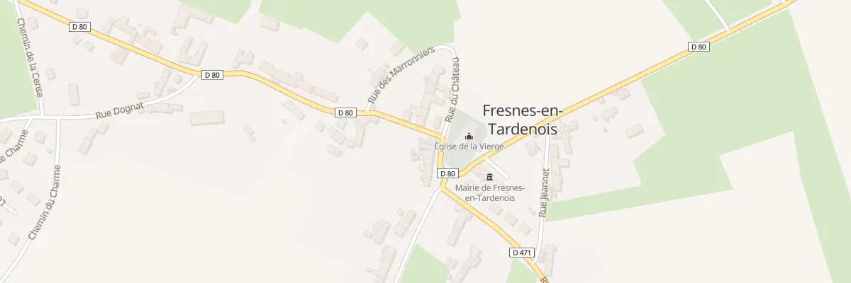 Plan du 2 Rue Grande à Fresnes-en-Tardenois