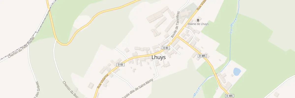 Plan du 16 Rue Vidame à Lhuys