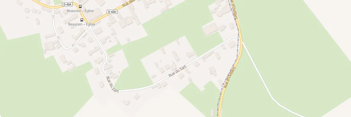 Plan du 21B Rue du Sart à Beaurain