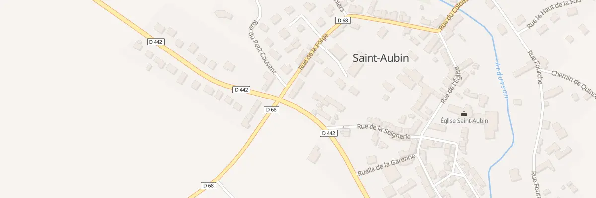 Plan du 1 Rte du Paraclet à Ferreux-Quincey