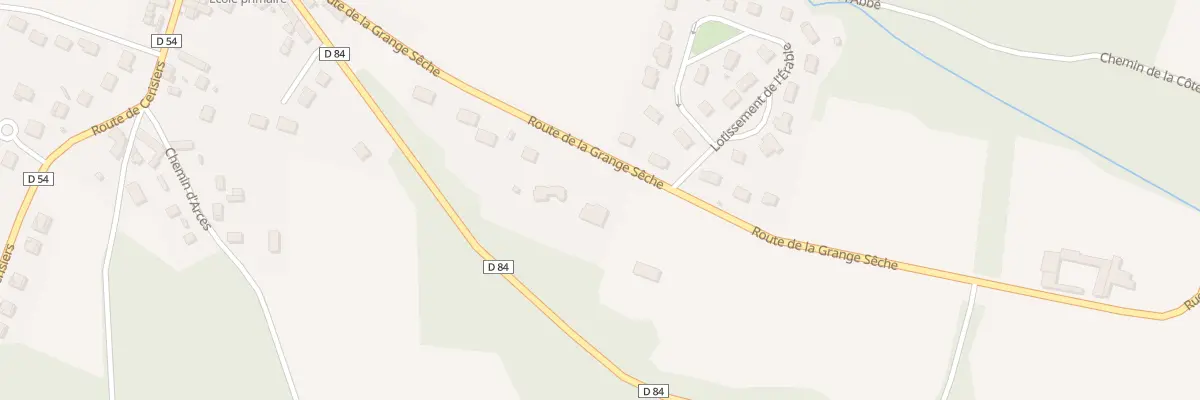 Plan du 17 Rte de Grange Seche à Vaudeurs