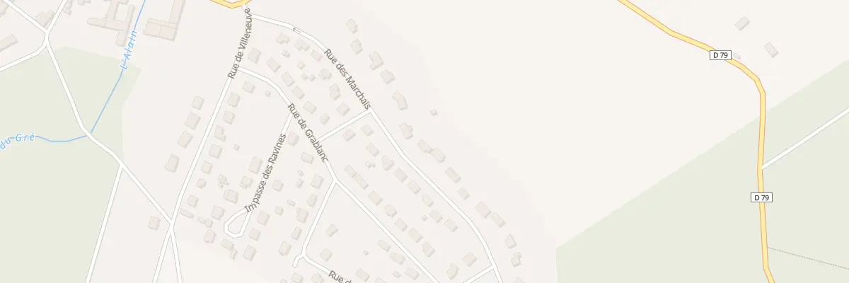 Plan du 13 Rue des Marchais à Courgenay