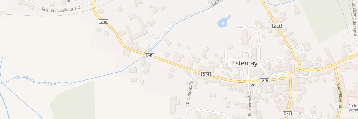 Plan du 26 Rue Pasteur à Esternay