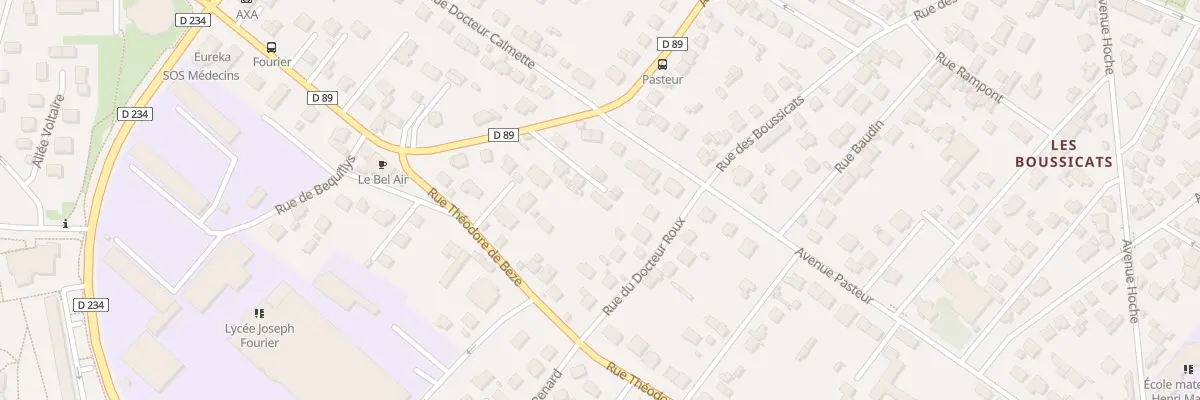 Plan du 61B Av de Saint-Georges à Auxerre