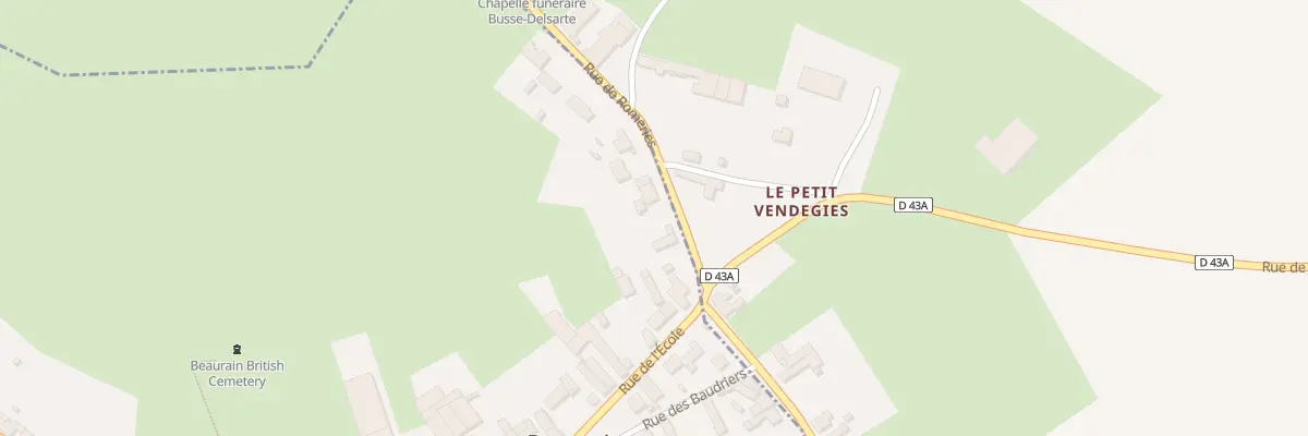 Plan du 3 Rue de Romeries à Beaurain
