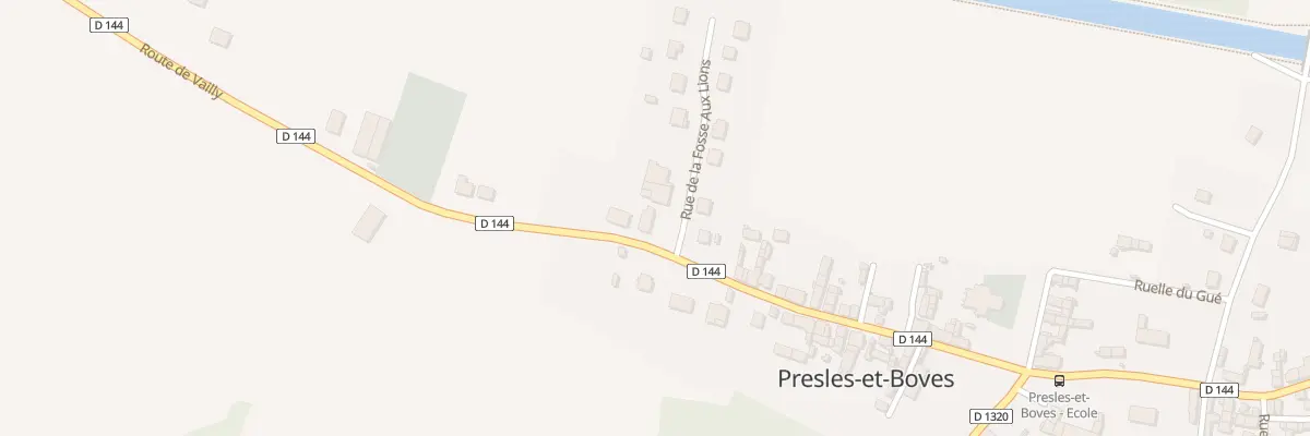 Plan du 22 Rue Jeanne de Chastel à Presles-et-Boves