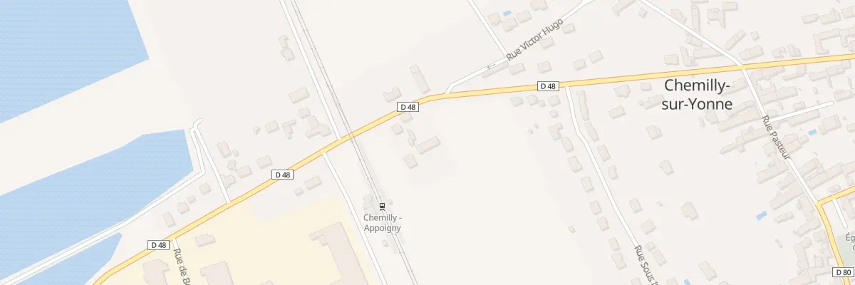Plan du 22 Rue de la Gare à Chemilly-sur-Yonne