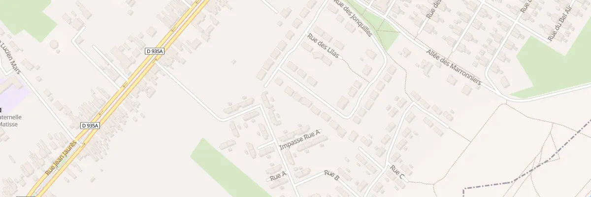 Plan du 28 Res Amaryllis Rue des Jonquill à Bruay-sur-l’Escaut