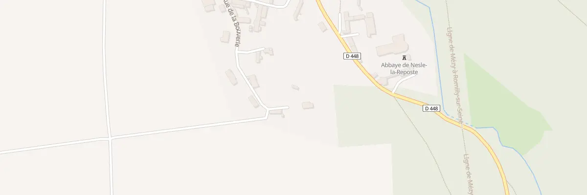 Plan du 2 Chem de l’Abbaye à Nesle-la-Reposte