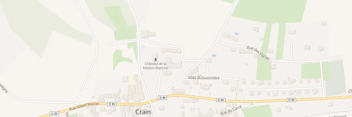 Plan du 3 Rue de la Maison Blanche à Crain
