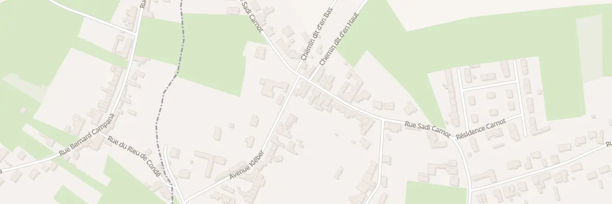 Plan du 1489 Rue Carnot à Vieux-Condé