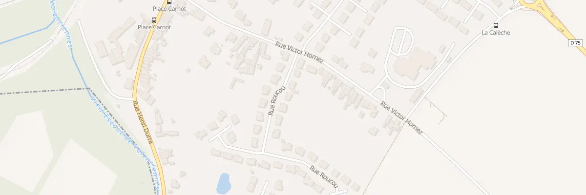 Plan du 37 Rue Roucou à Saint-Saulve