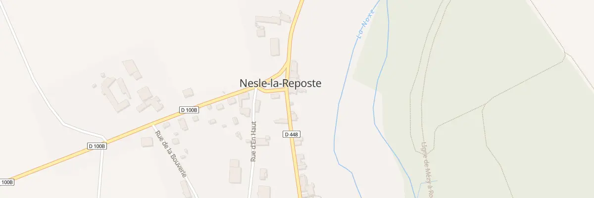 Plan du 2 Rue de Villenauxe à Nesle-la-Reposte